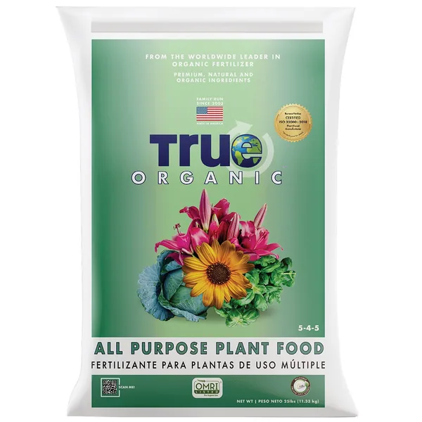 True Organic 25 lbs All Purpose Plant Food