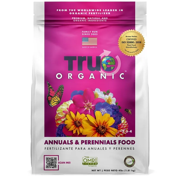 True Organic 4 lbs Annuals & Perennials Food