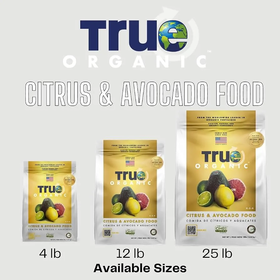 True Organic 4 lbs Citrus & Avocado Food - Image 2