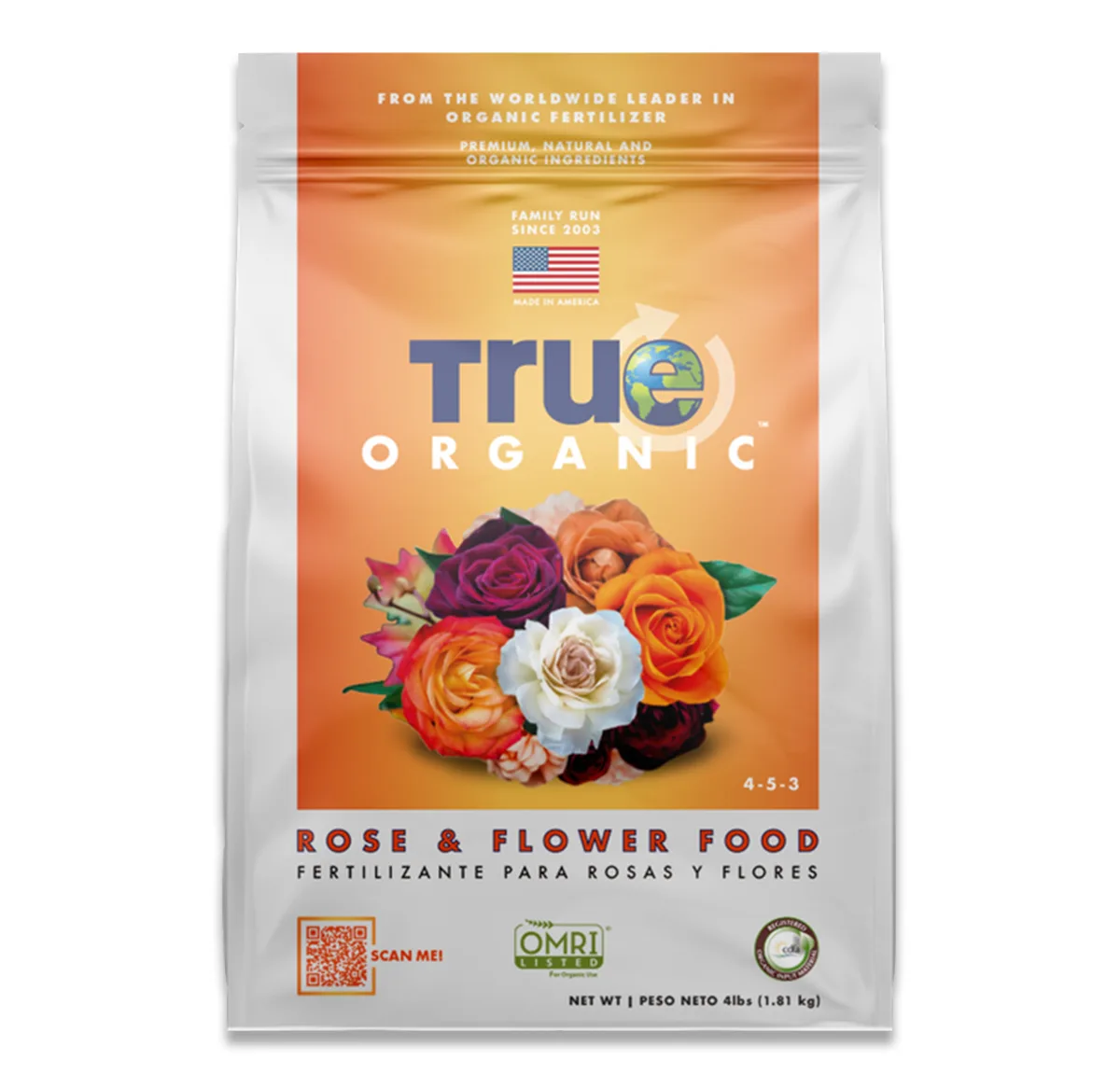 True Organic 4 lbs Rose & Flower Food - Image 2