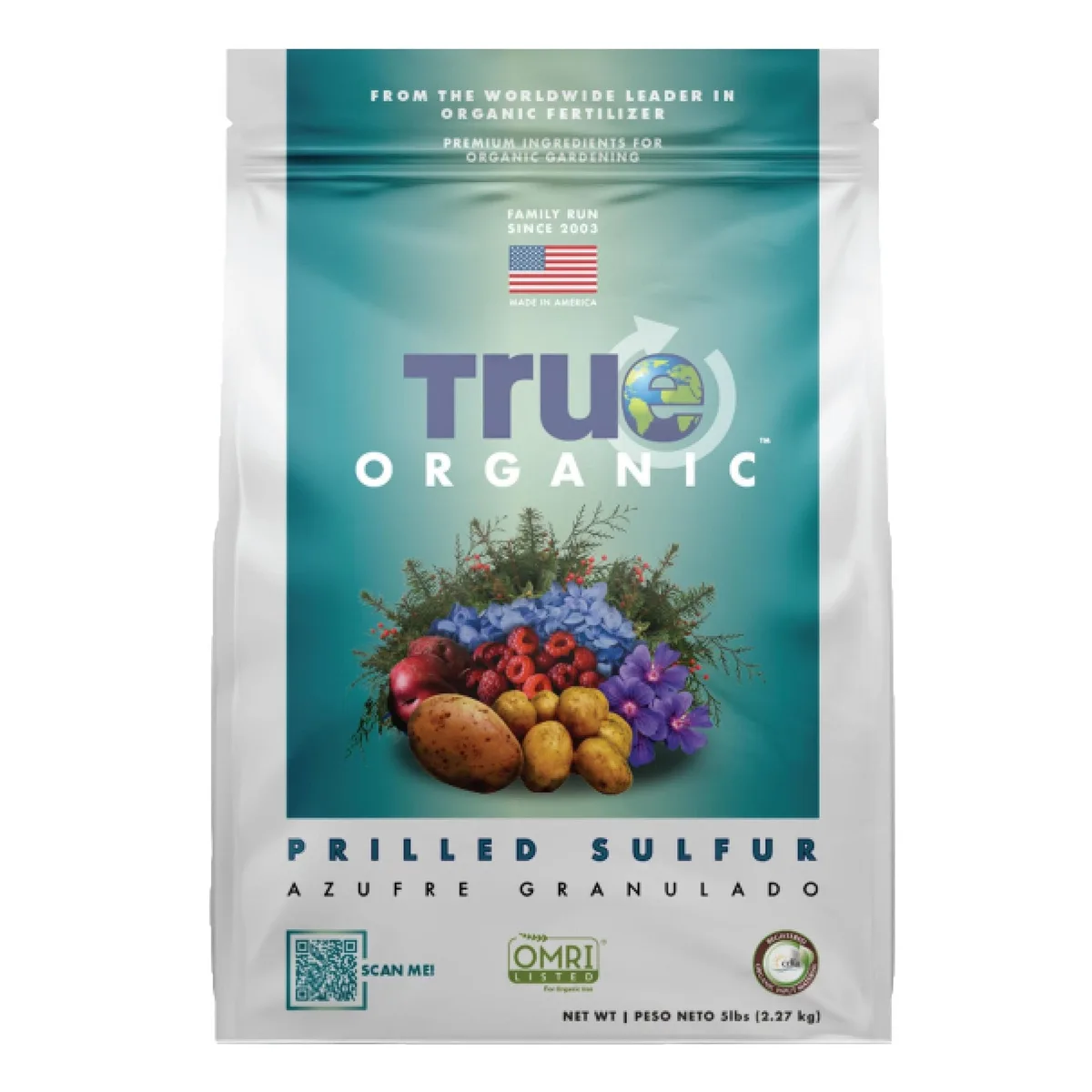 True Organic 5 lbs Prilled Sulfur - Image 2
