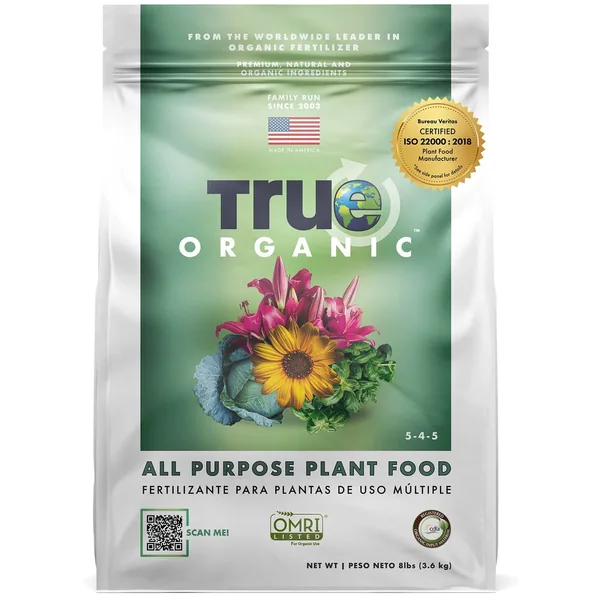 True Organic 8 lbs All Purpose Plant Food