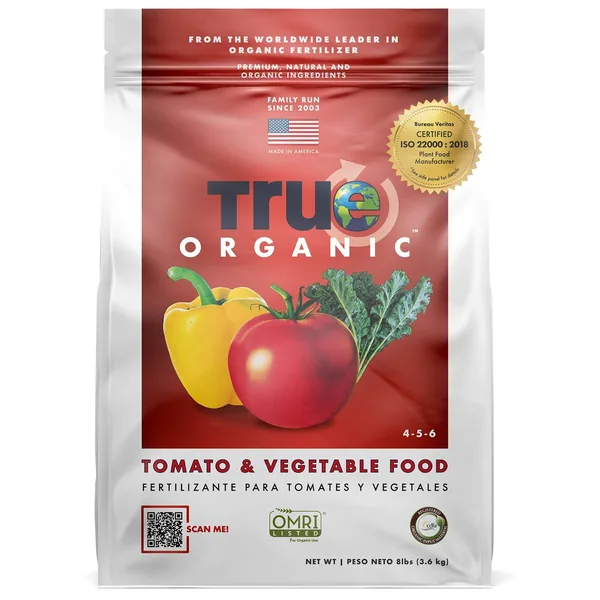 True Organic 8 lbs Tomato & Vegetable Food