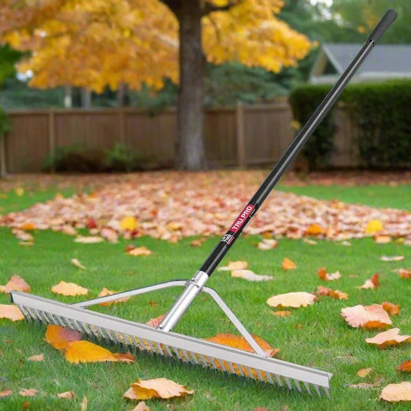 Truper 36" Alum Landscape Rake - Image 2