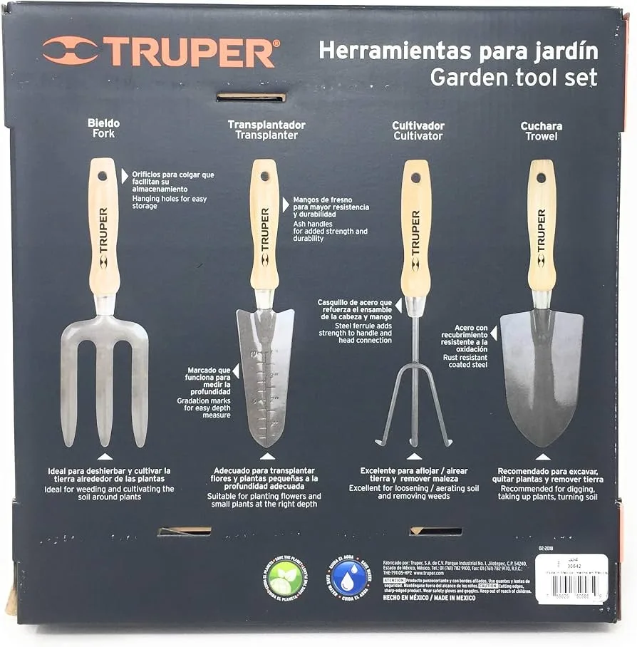 Truper 6" Cultivator Ash Handle - Image 2