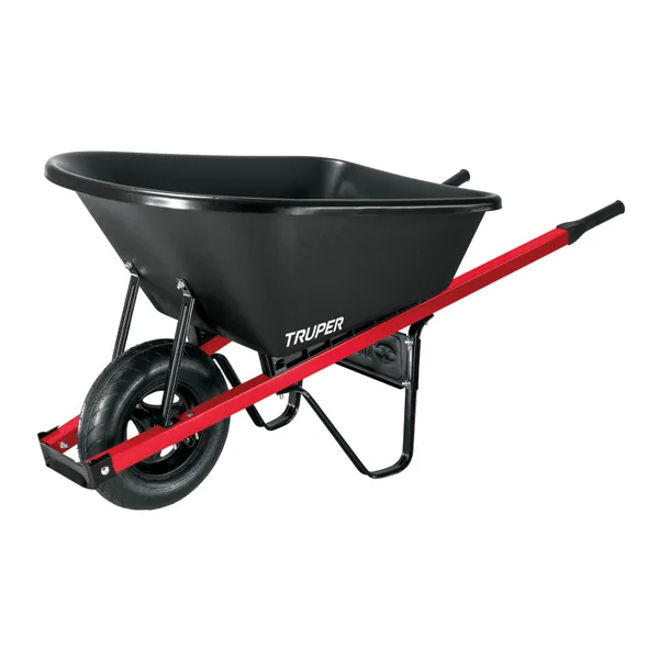 Truper 6cf Poly Wheelbarrow