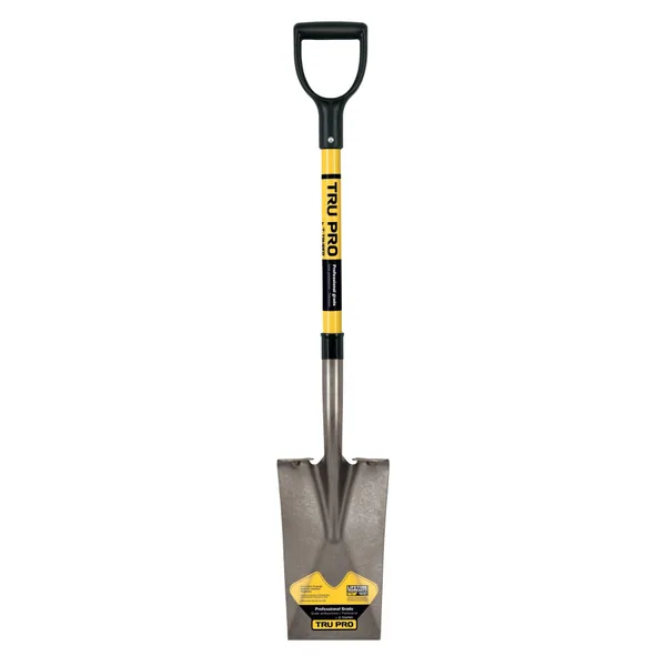 Truper TruPro Fiberglass Spade D Handle
