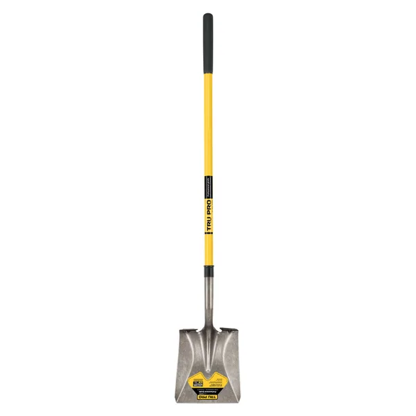 Truper Trupro Square Point Shovel Long Handle Fiberglass