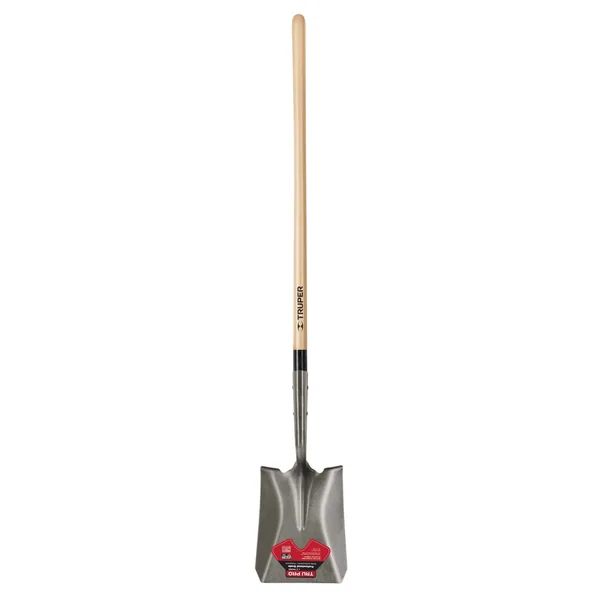 Truper Trupro Square Point Shovel Long Handle