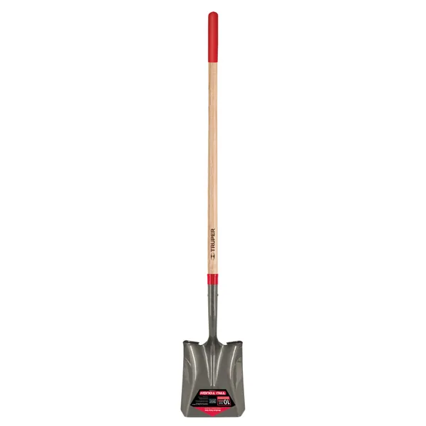 Truper Trutough Square Point Shovel Long Handle Cushion Grip