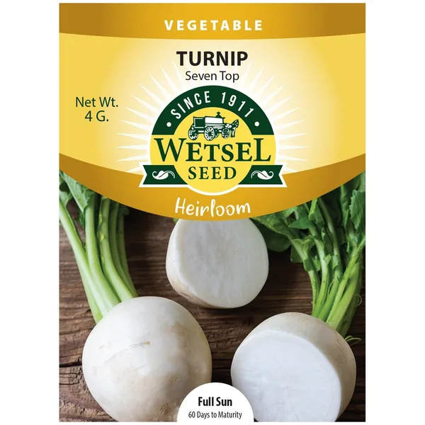 Turnips, Heirloom Seven Top 4 Grams