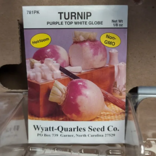 Turnips, Purple Top White Globe 1/2oz