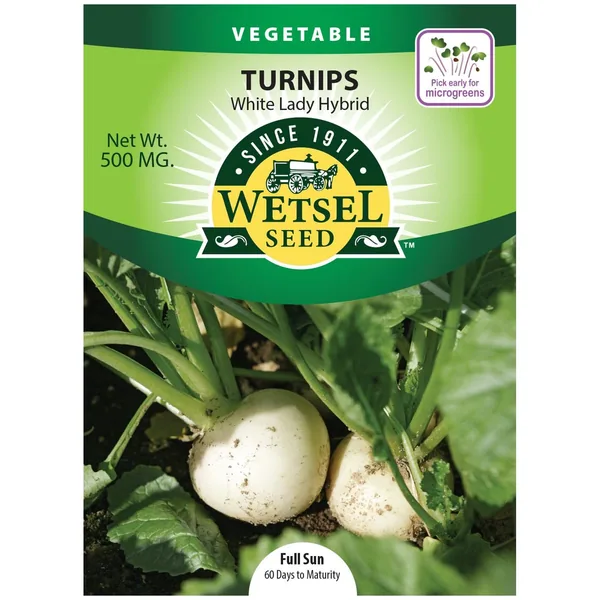 Turnips, White Lady 500mg