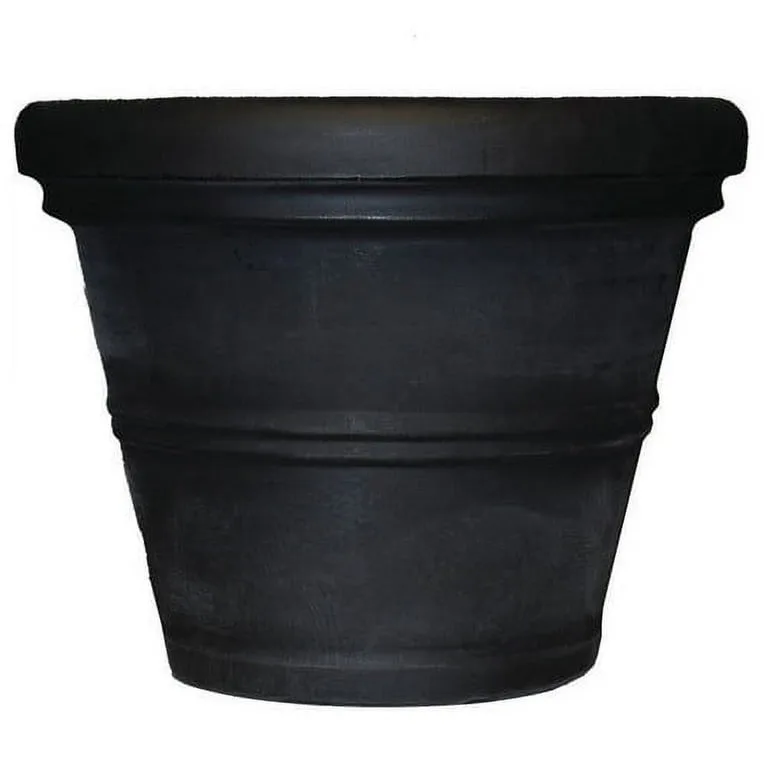 Tusco 15.5" Rolled Rim Planter Espresso - Image 2