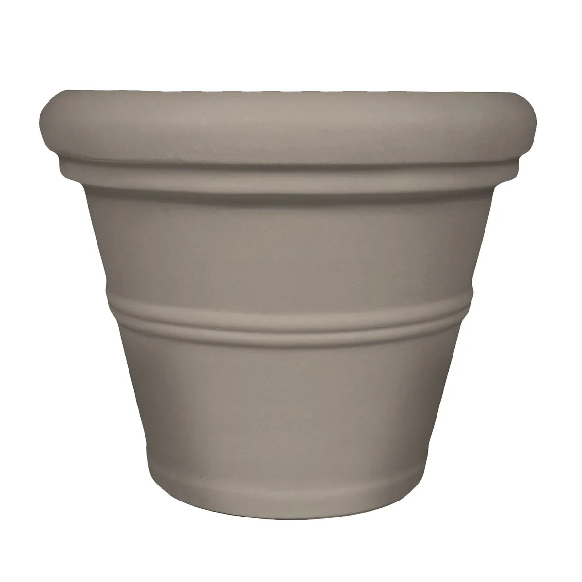 Tusco 24.5" Rolled Rim Planter Slate - Image 2