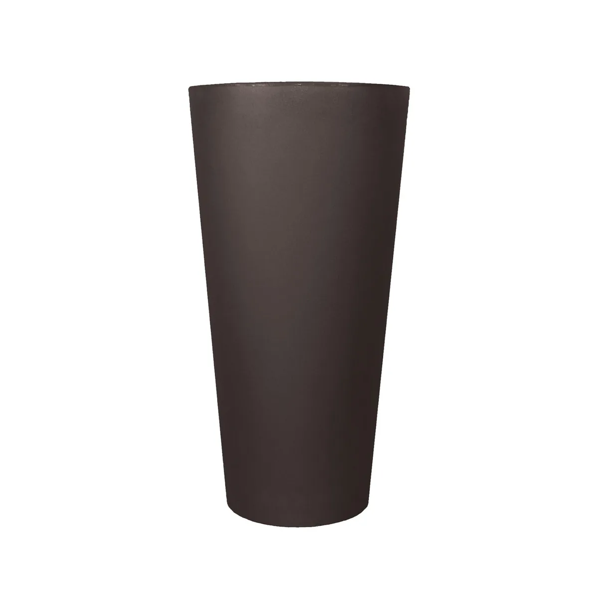 Tusco 26" Cosmo Tall Round Planter Espresso - Image 2