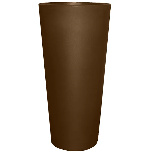 Tusco 26" Cosmo Tall Round Planter Espresso