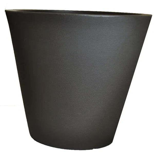 Tusco Cosmo Round Planter Black