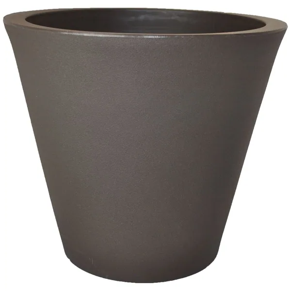 Tusco Cosmo Round Planter Espresso