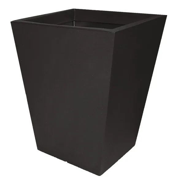 Tusco Cosmo Square Planter Black