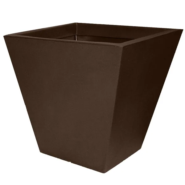 Tusco Cosmo Square Planter Espresso