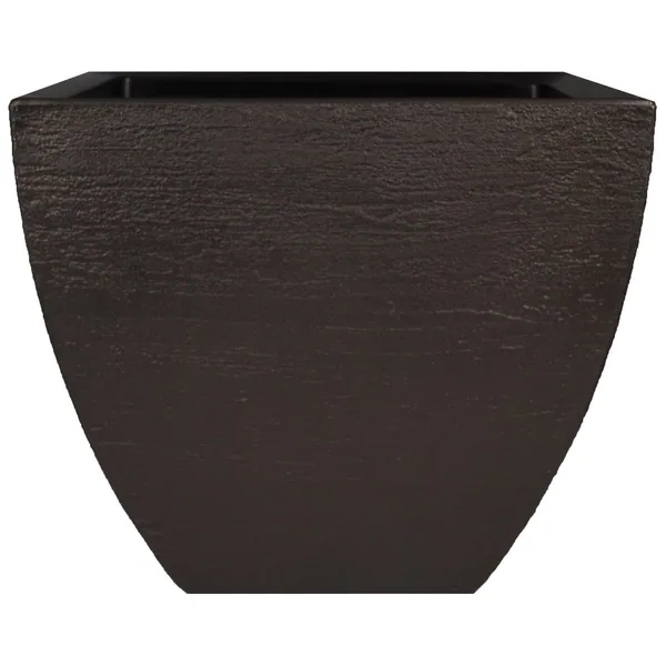 Tusco Modern Square Planter Espresso