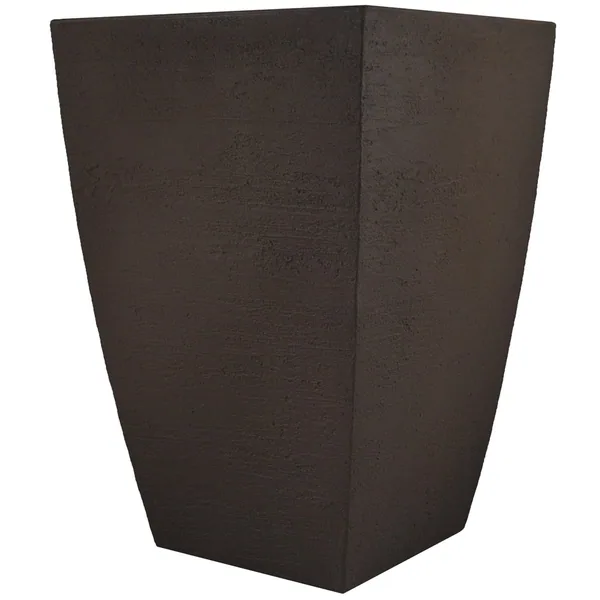 Tusco Modern Tall Square Planter Espresso