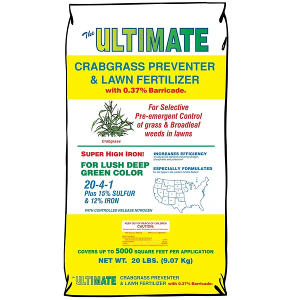 Ultimate 20 lbs Crabgrass Preventer 20-4-1 Barricade