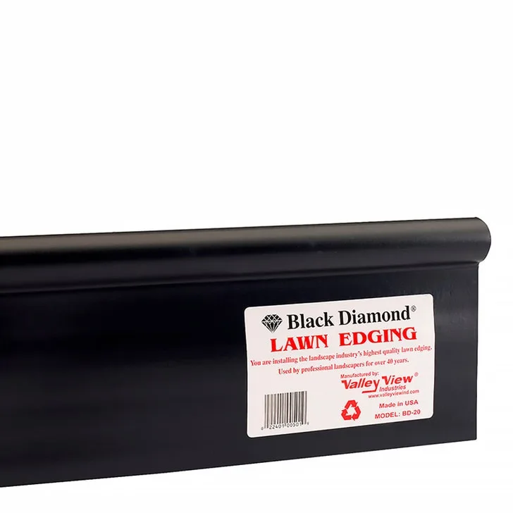 Valley View Black Diamond 5.5" x 20' Lawn Edging - Image 2