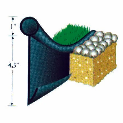 Valley View Black Diamond 5.5" x 20' Lawn Edging