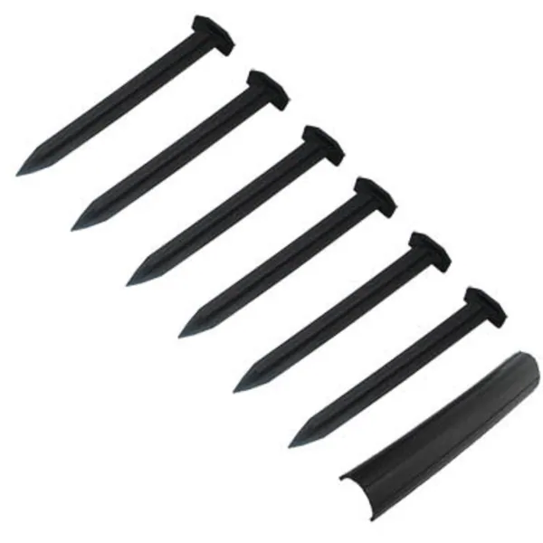 Valley View 9" Poly Stake Kits 6 Stakes 1 Connector