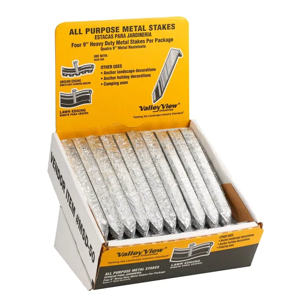 Valley View Metal Stake 4 Each 9" Stakes