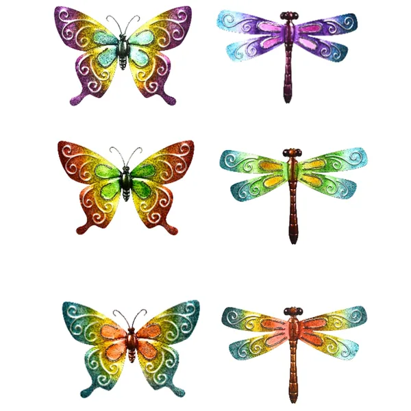 VCS 10" Colorful Butterfly Dragonfly