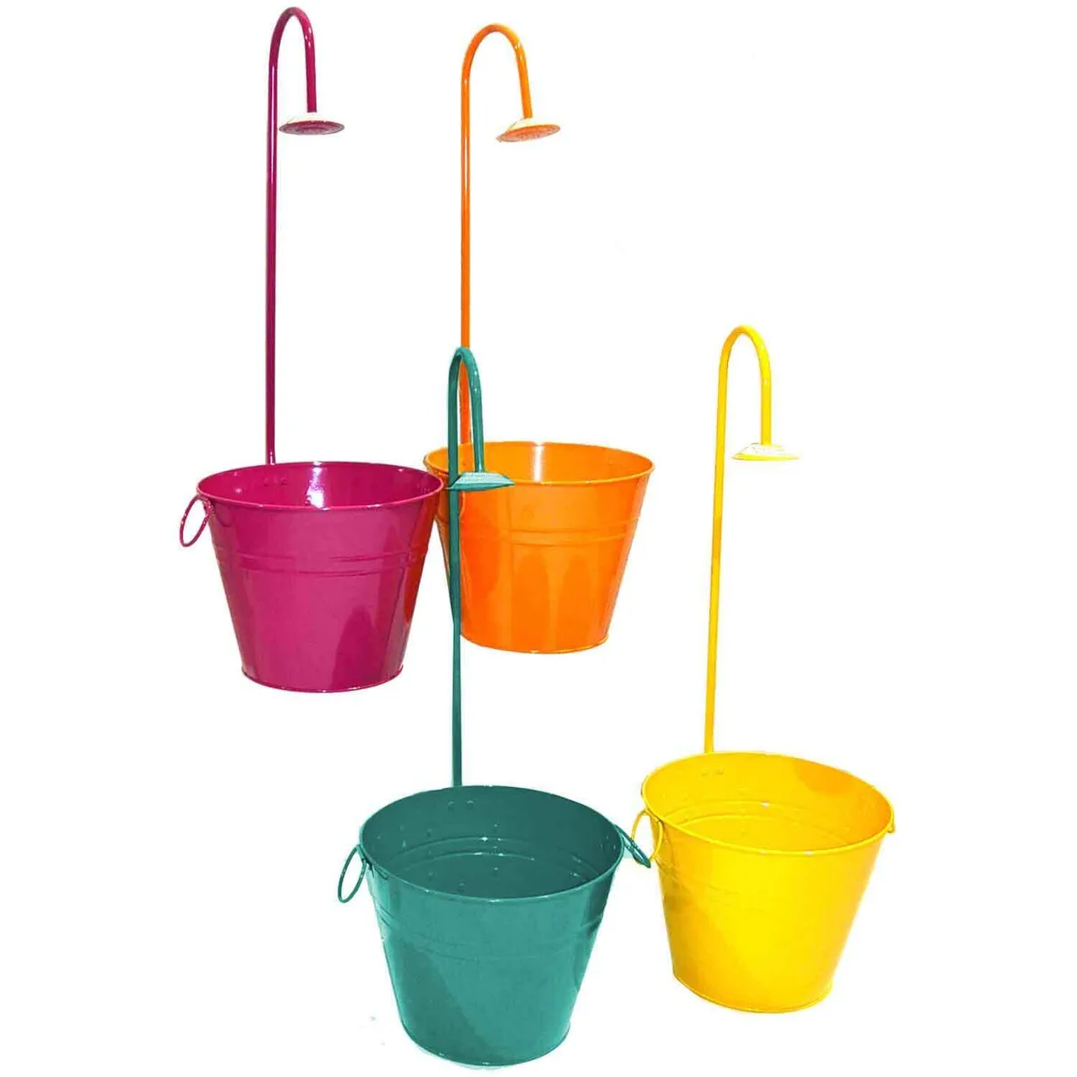 VCS 10" Flower Shower Round Planter Vintage - Image 2