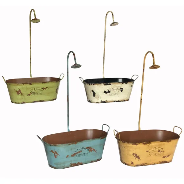 VCS 17" Flower Shower Oval Planter Vintage