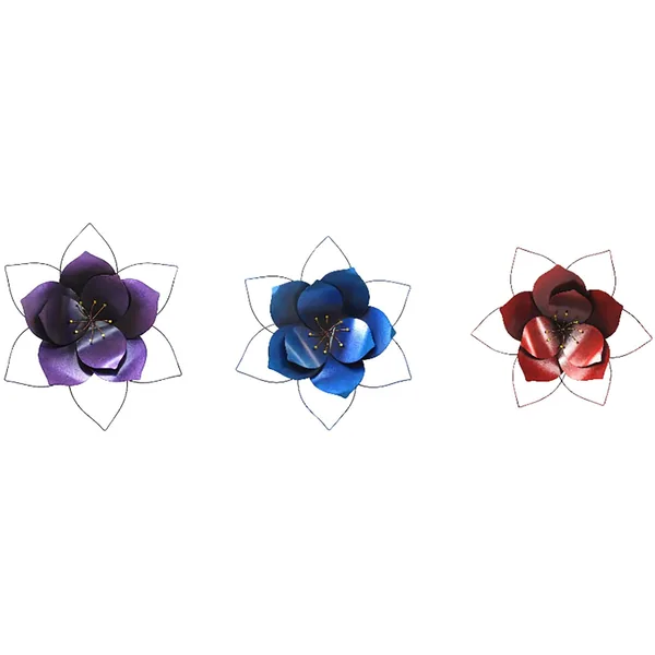VCS 29" Metal Flowers with Wire