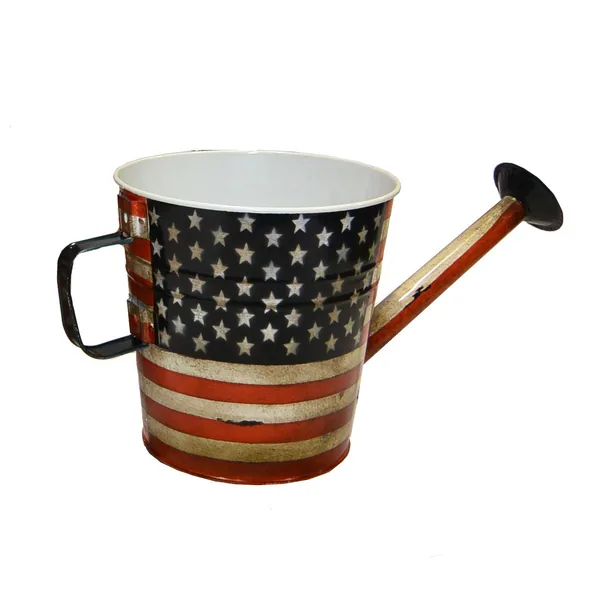VCS 7" KD Watercan Planter Stars & Stripes