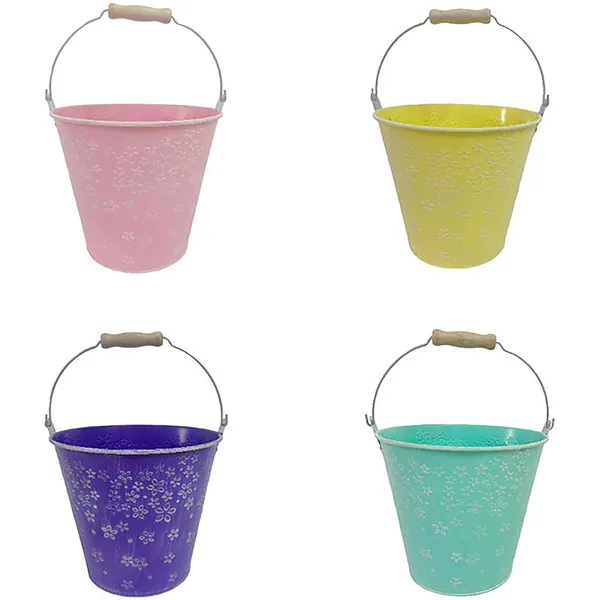 VCS 8" Flower Embossed Pail