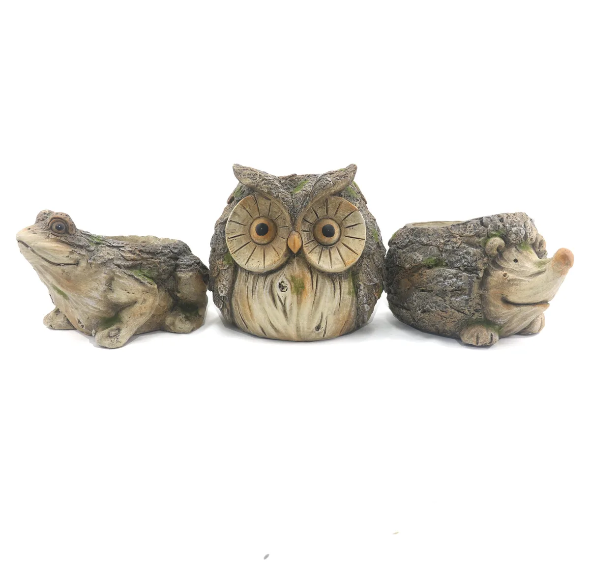 VCS Hedgehog Owl & Frog Planters - Image 2