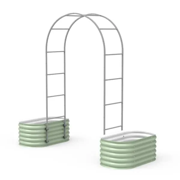 Vego Garden 2' Modular Arch Trellis System Single Section - Image 2