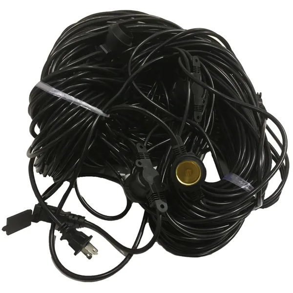 Venntis Technologies Cord w/12 E26 Light Sockets on 15ft Centers