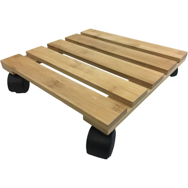 Wagner WPC 11.4"x11.4" Square Bamboo Caddy