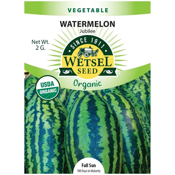 Watermelon, Organic Jubilee 2 Grams