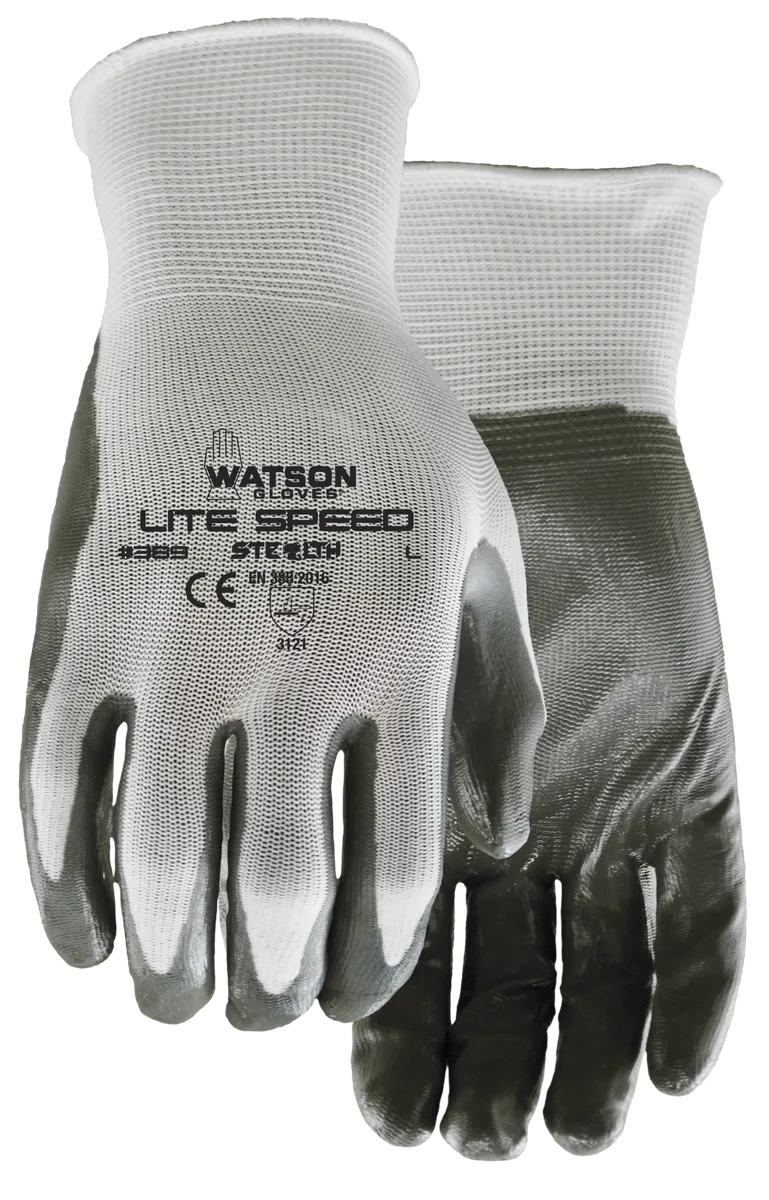 Watson Gloves Stealth Lite Speed Medium Nitrile Coating - Image 2