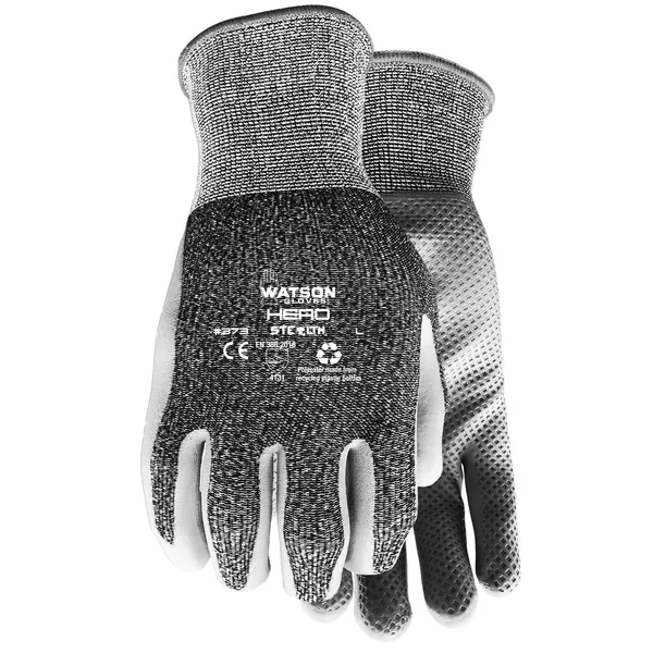 Watson Gloves Stealth Poly Seemless Knit