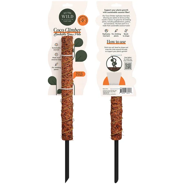 We The Wild 16" Coco Climber Bendable Grow Pole