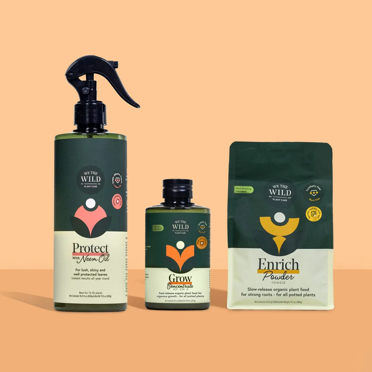 We The Wild Houseplant Care Kit Organic Starter Kit - Image 2