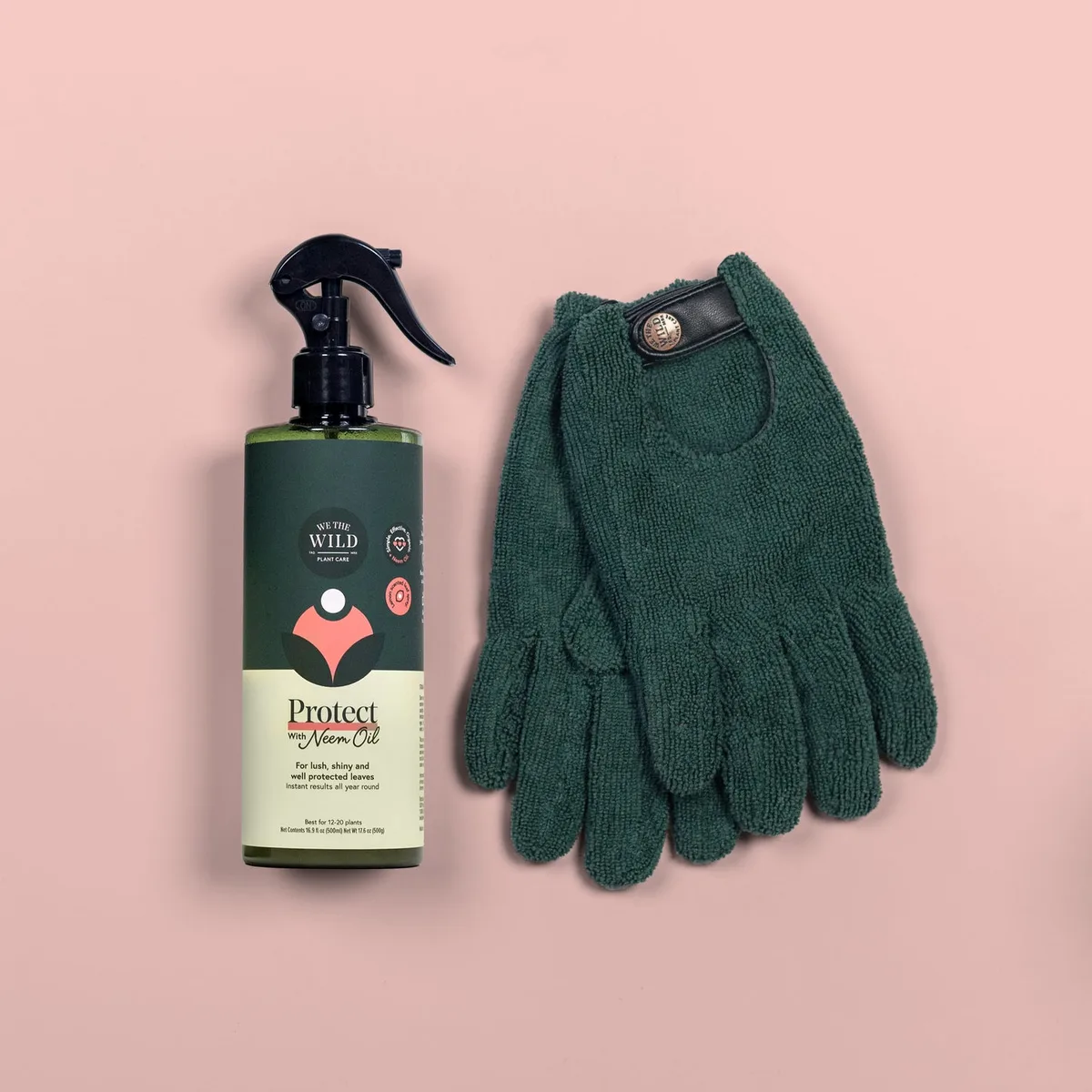 We The Wild Leaf Care Duo Kit: Protect & Gloves - Image 2