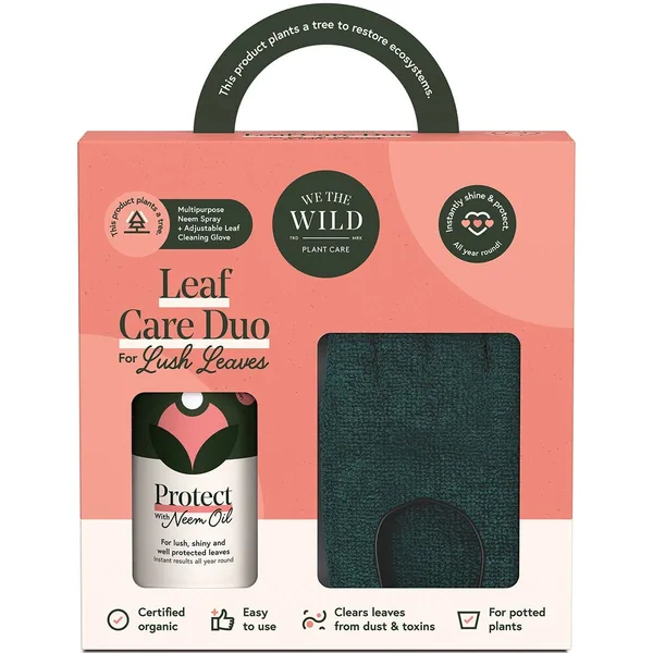 We The Wild Leaf Care Duo Kit: Protect & Gloves