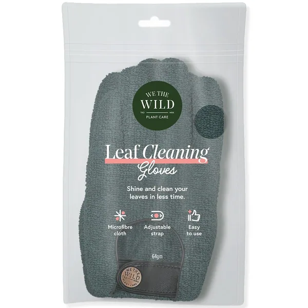 We The Wild Leaf Cleaning Gloves Microfiber Green Gloves